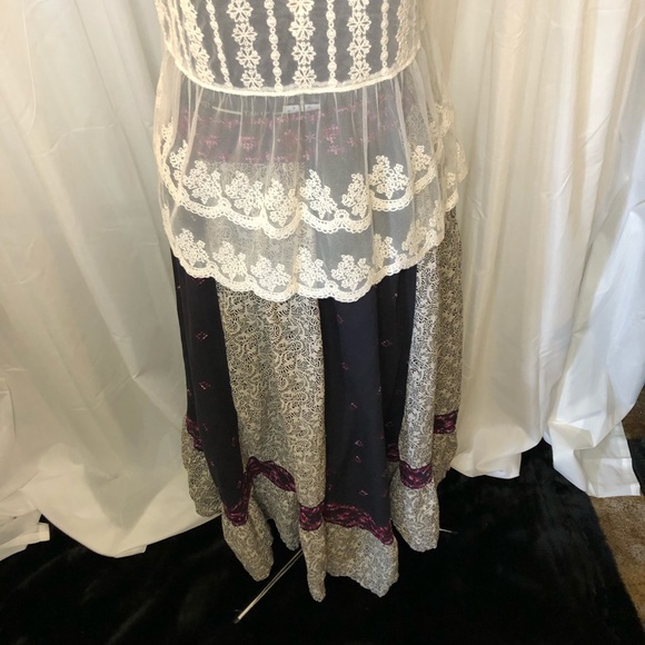 Xhilaration Lace Top Sheer Boho Style - Picture 5 of 6